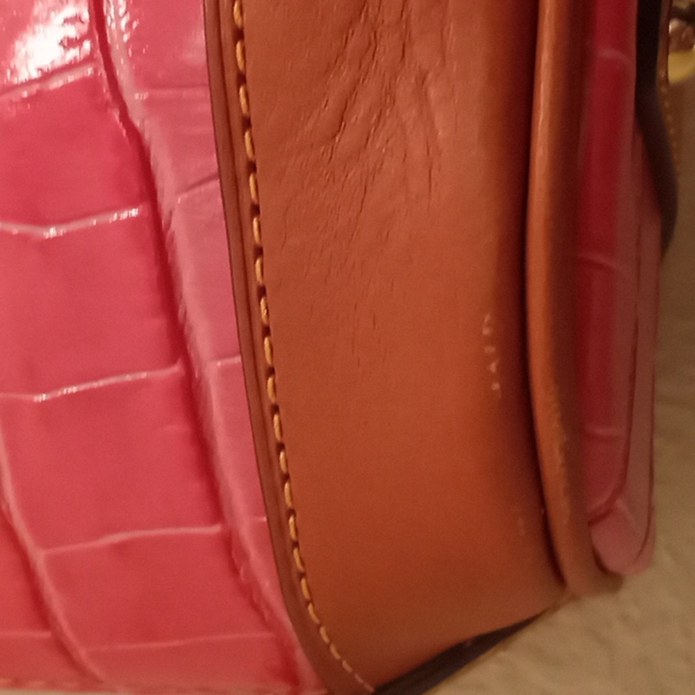 Dooney & Bourke Zip Zip Satchel Leather Handbag π - Picture 11 of 16
